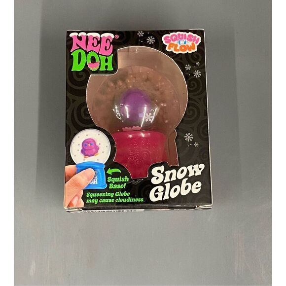 NEE DOH Snow Globe Christmas Squeeze Stress Toy Squish-N-Flow NeeDoh - Picture 3 of 4